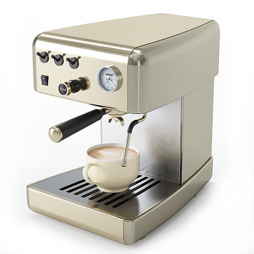 Espresso Coffee Machine 03 3D model