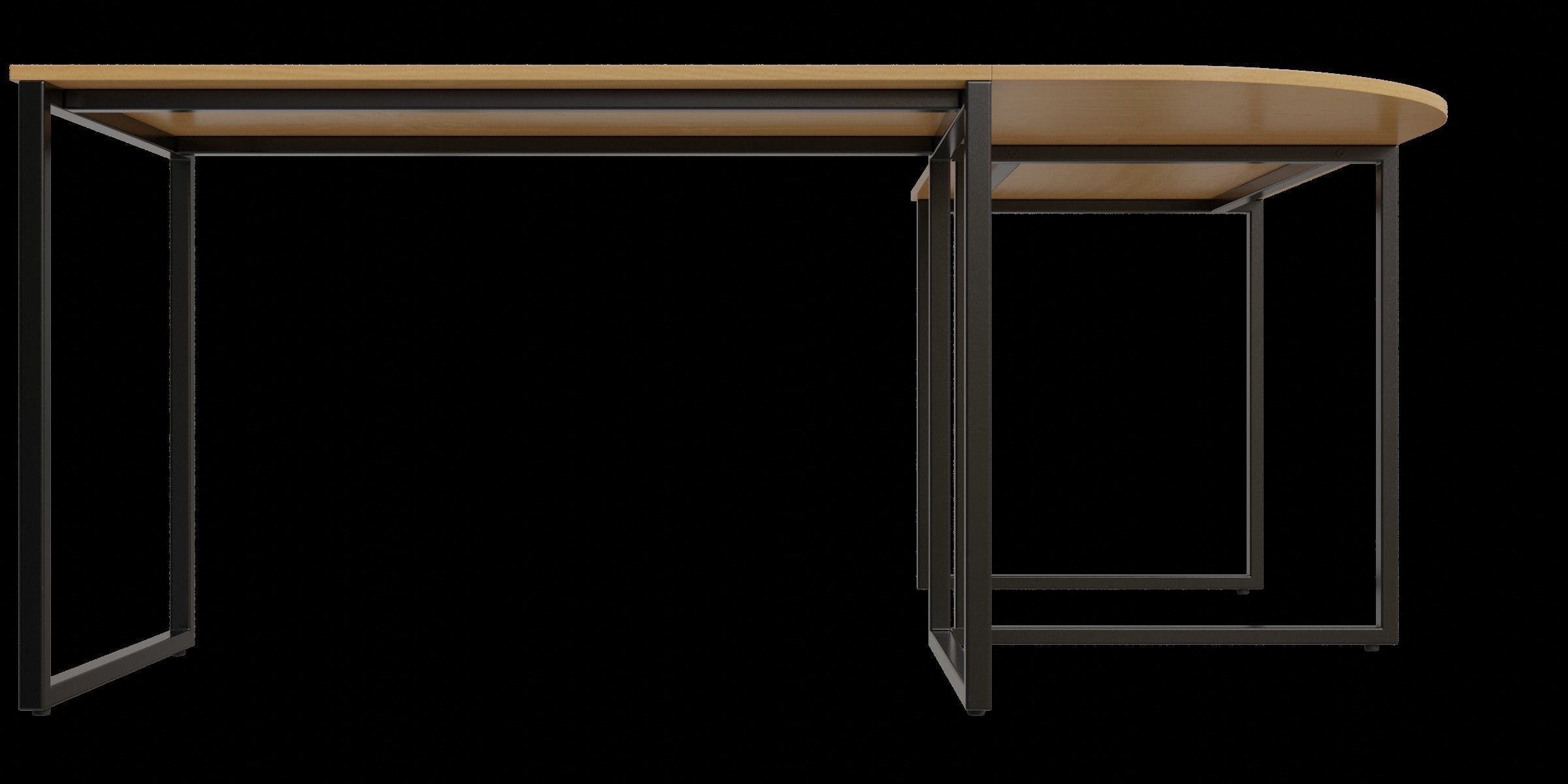 Multifunctional L Shaped Writing Desk 3D model_7