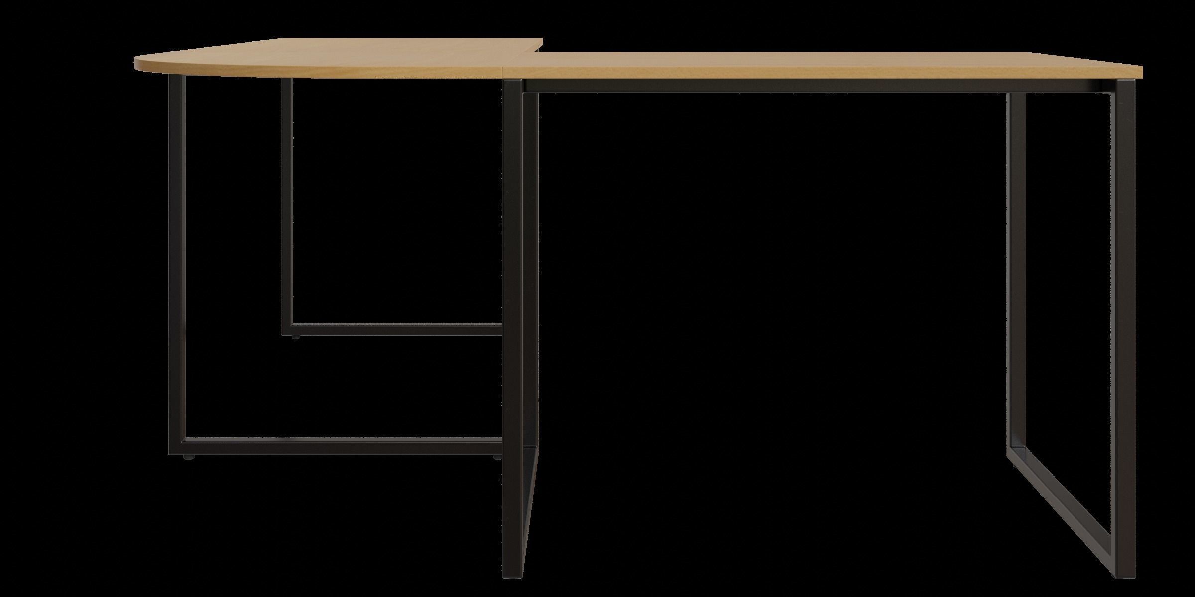 Multifunctional L Shaped Writing Desk 3D model_10