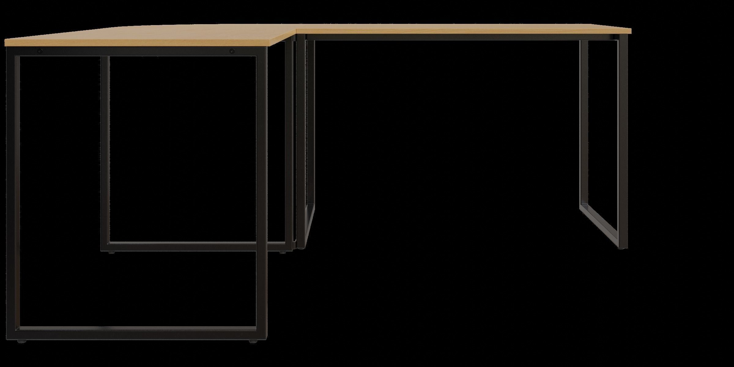 Multifunctional L Shaped Writing Desk 3D model_9