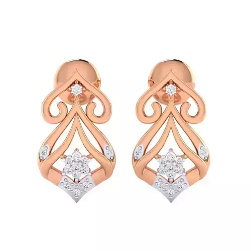 Women Earrings STL JCD OBJ FBX Renders Details