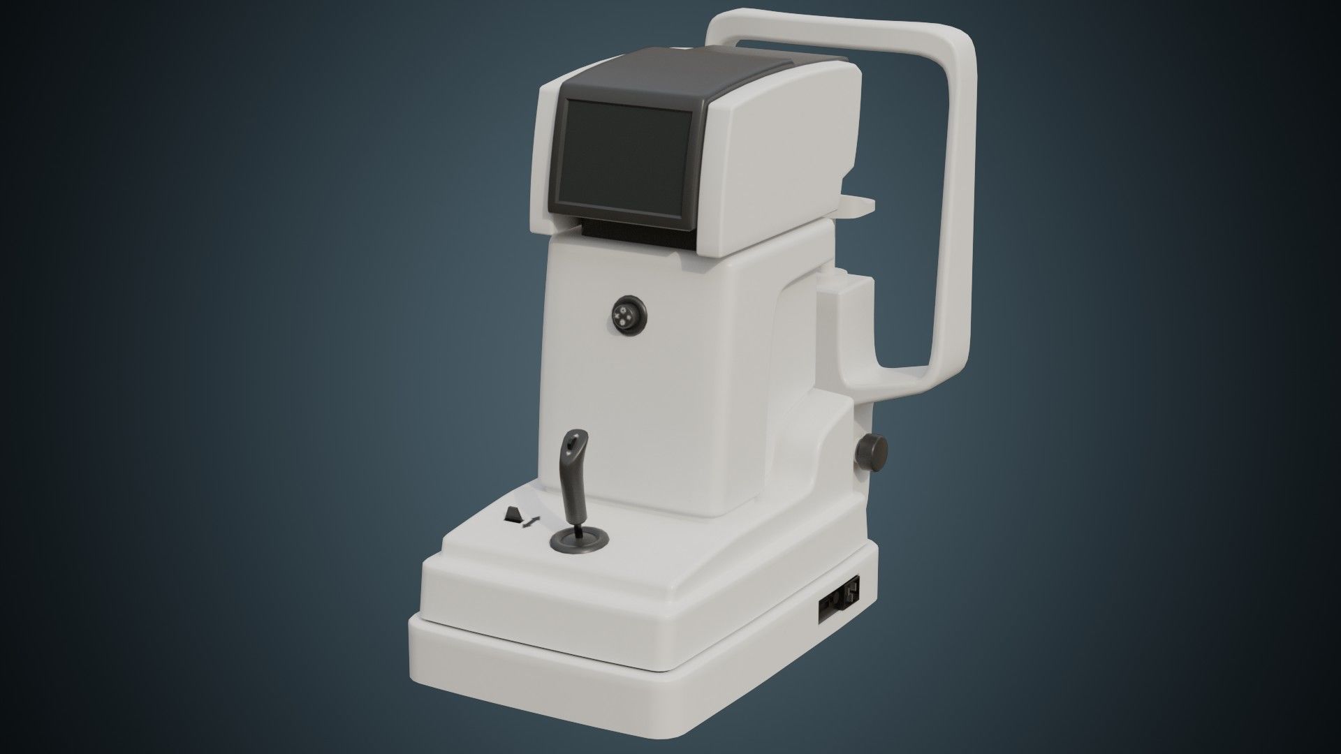 Keratometer 1A Low-poly 3D model_5