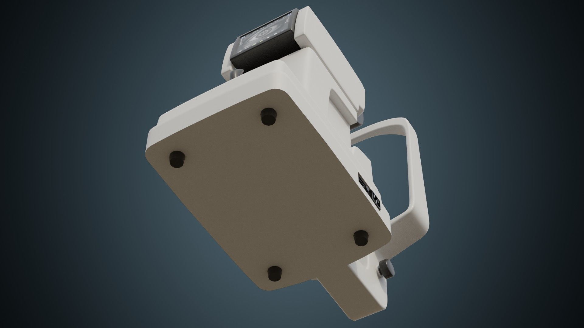 Keratometer 1A Low-poly 3D model_4