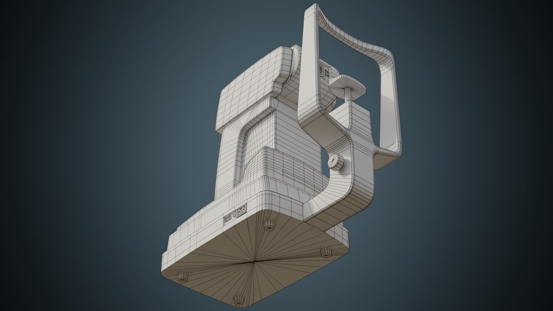 Keratometer 1A Low-poly 3D model_7