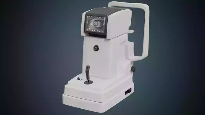 Keratometer 1A Low-poly 3D model