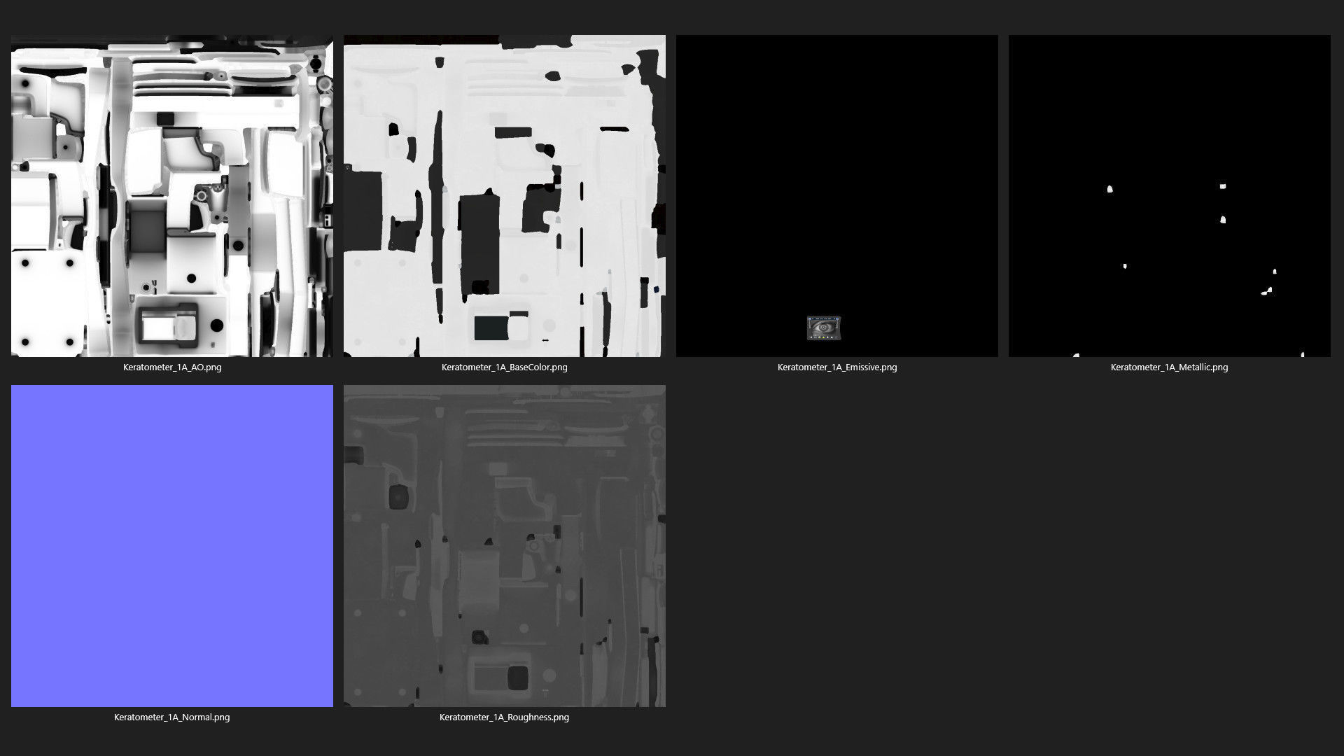 Keratometer 1A Low-poly 3D model_9