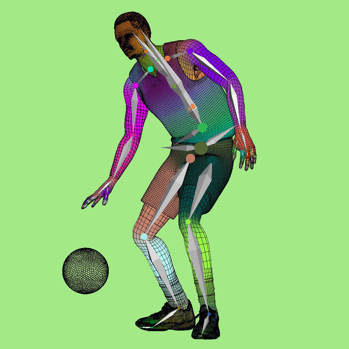 3D Rigged Jordan Poole Golden State Warriors NBA 3D model_5