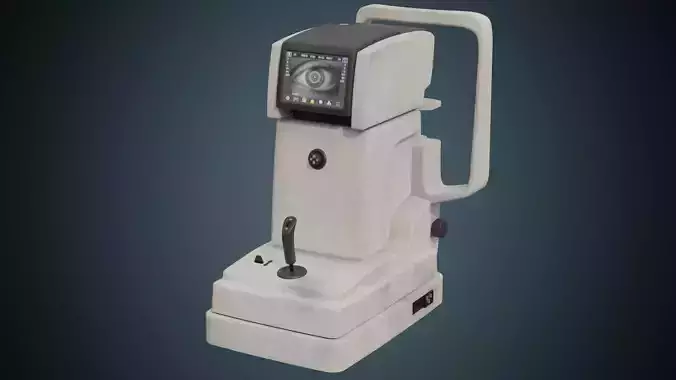 Keratometer 1B Low-poly 3D model