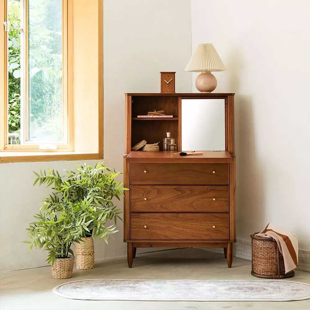 Luard Bureau Dressing Table 3D model_0