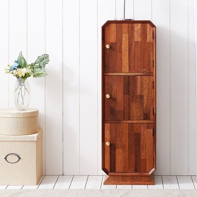 Honeycomb M 3-tier storage cabinet 3D model_1