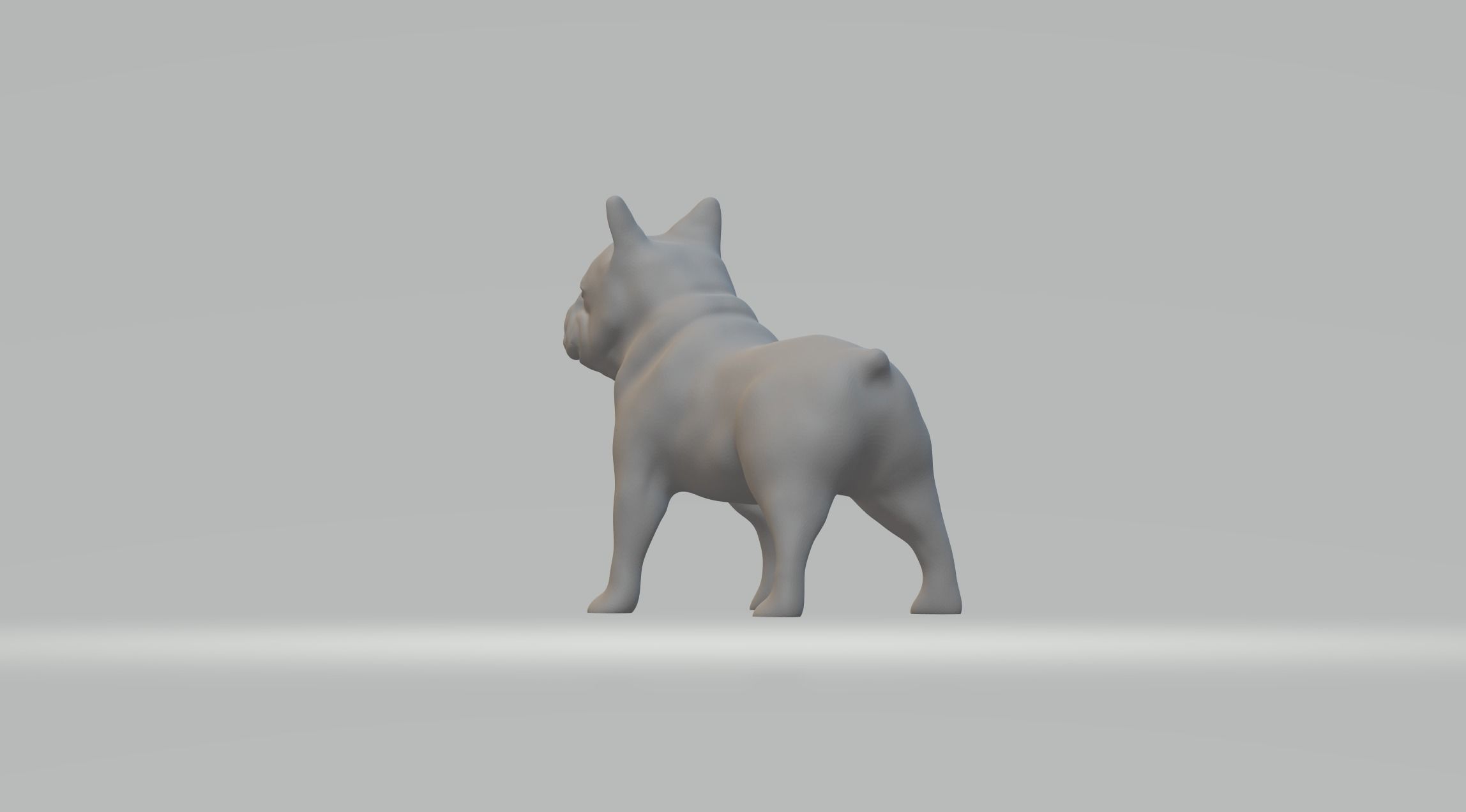 Bulldog french 3D print model_2