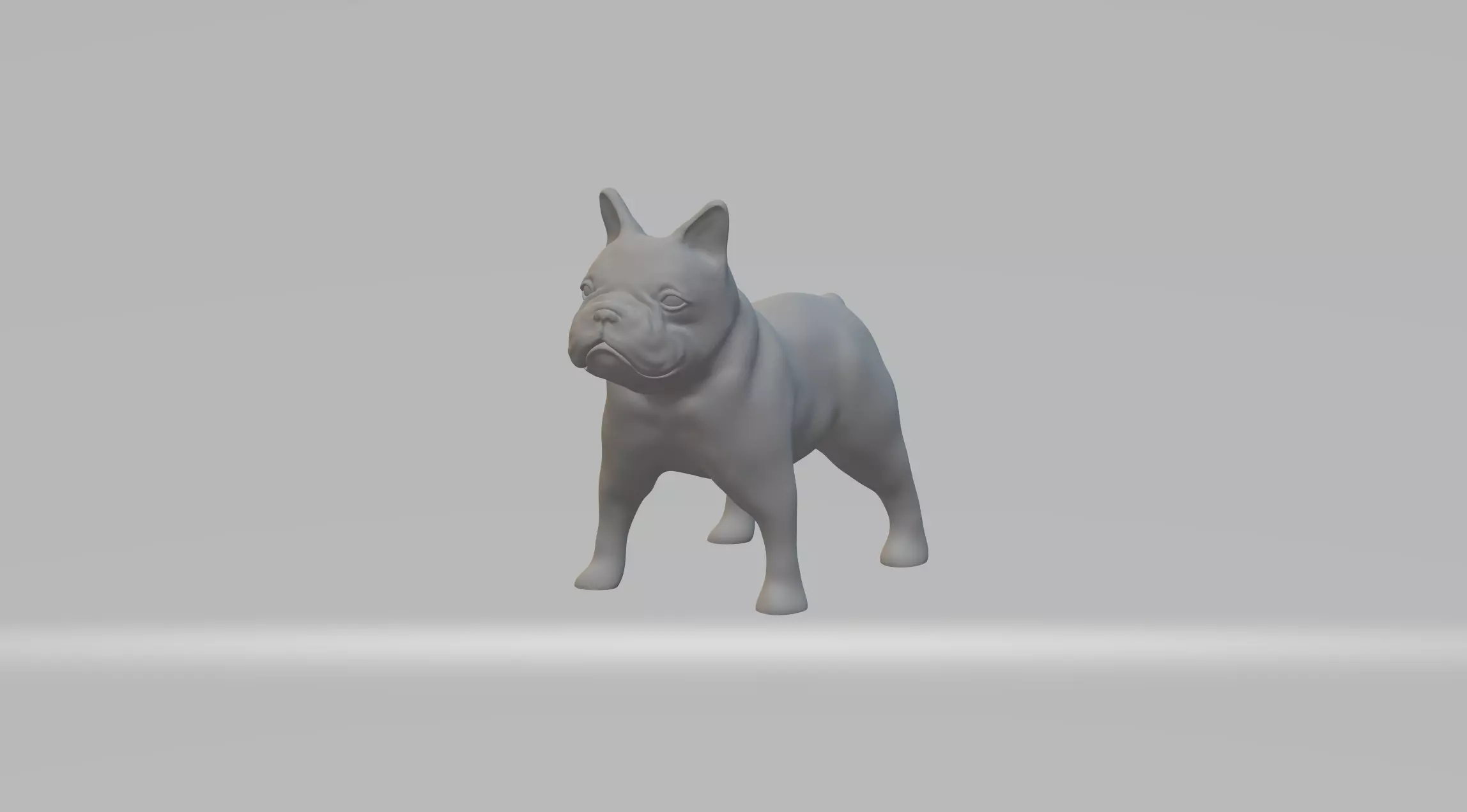 Bulldog french 3D print model_0