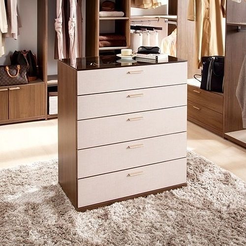 The Cream Dressing Room Island 5Drawer Chest 3D model CGTrader