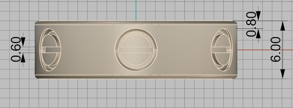 Brand ring Carti 3D print model_2