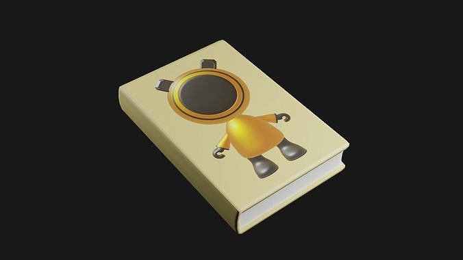 Book Model BM01 Low-poly 3D model