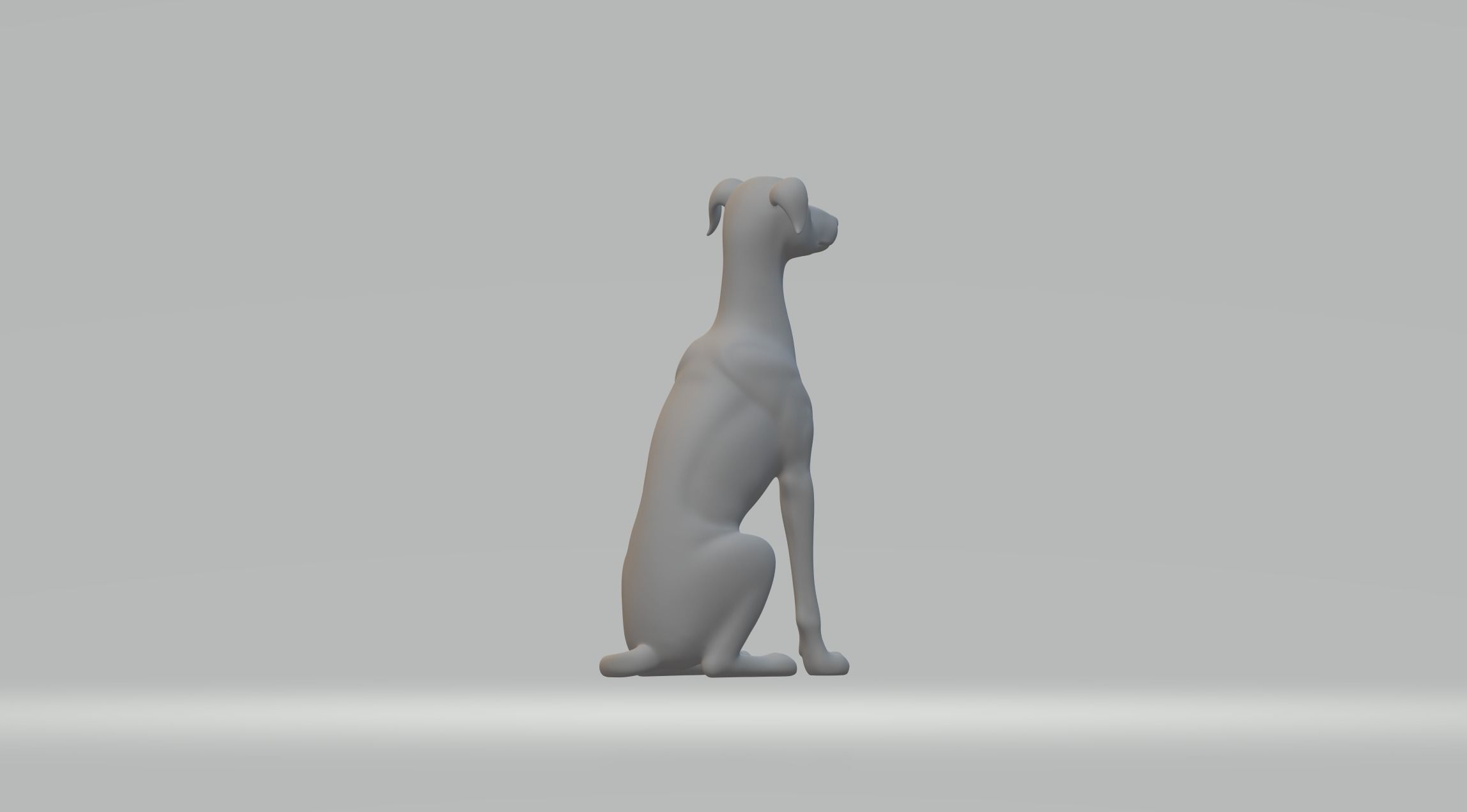 Doberman dog 3D print model_2