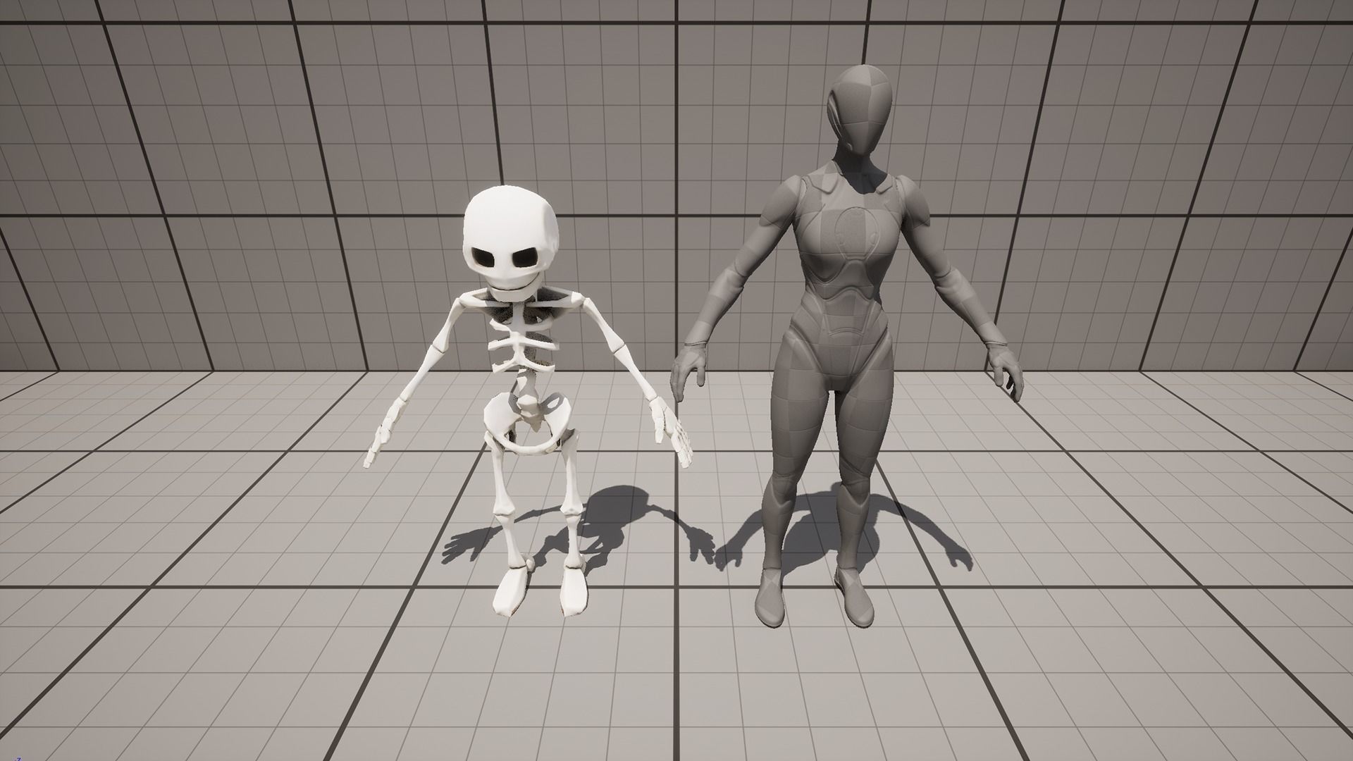 Iskillitoon - Cartoon Skeleton Warrior Mobile Game Ready  Low-poly 3D model_13