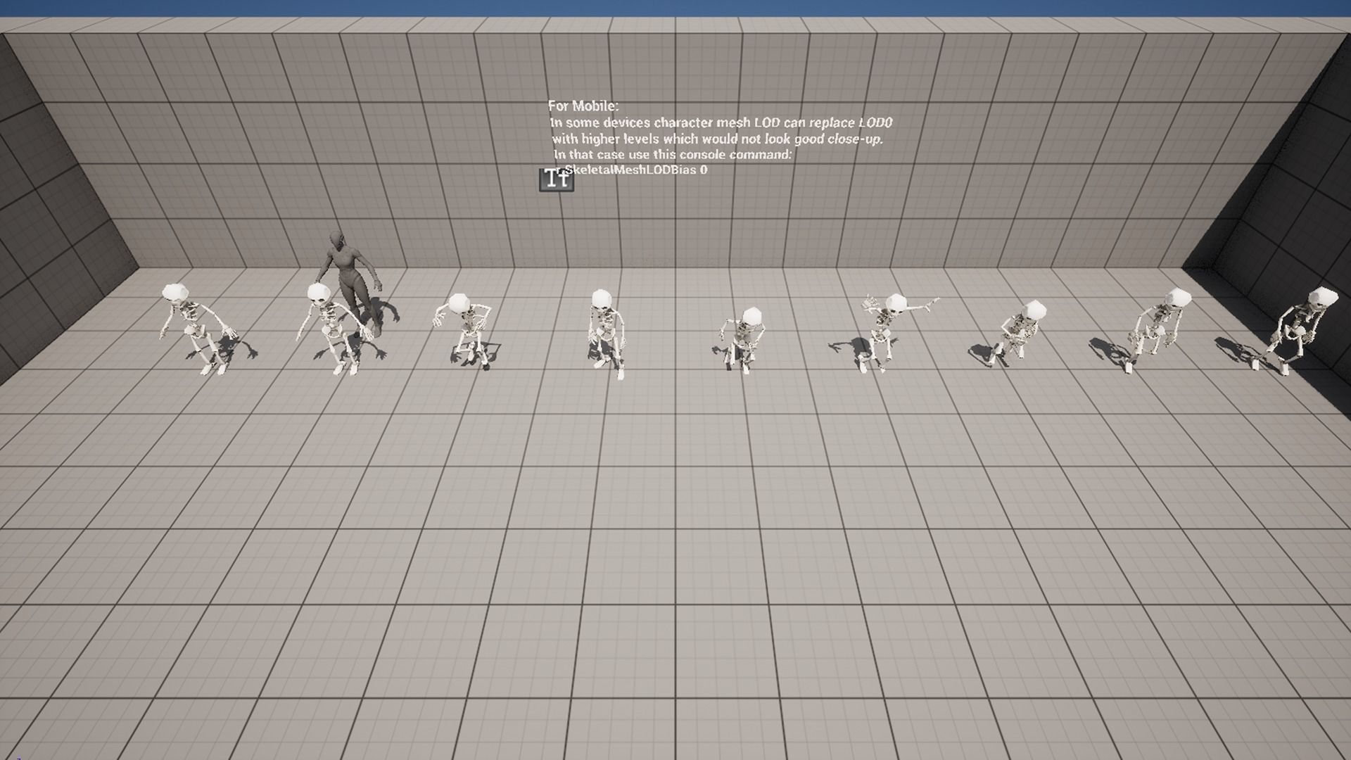 Iskillitoon - Cartoon Skeleton Warrior Mobile Game Ready  Low-poly 3D model_11