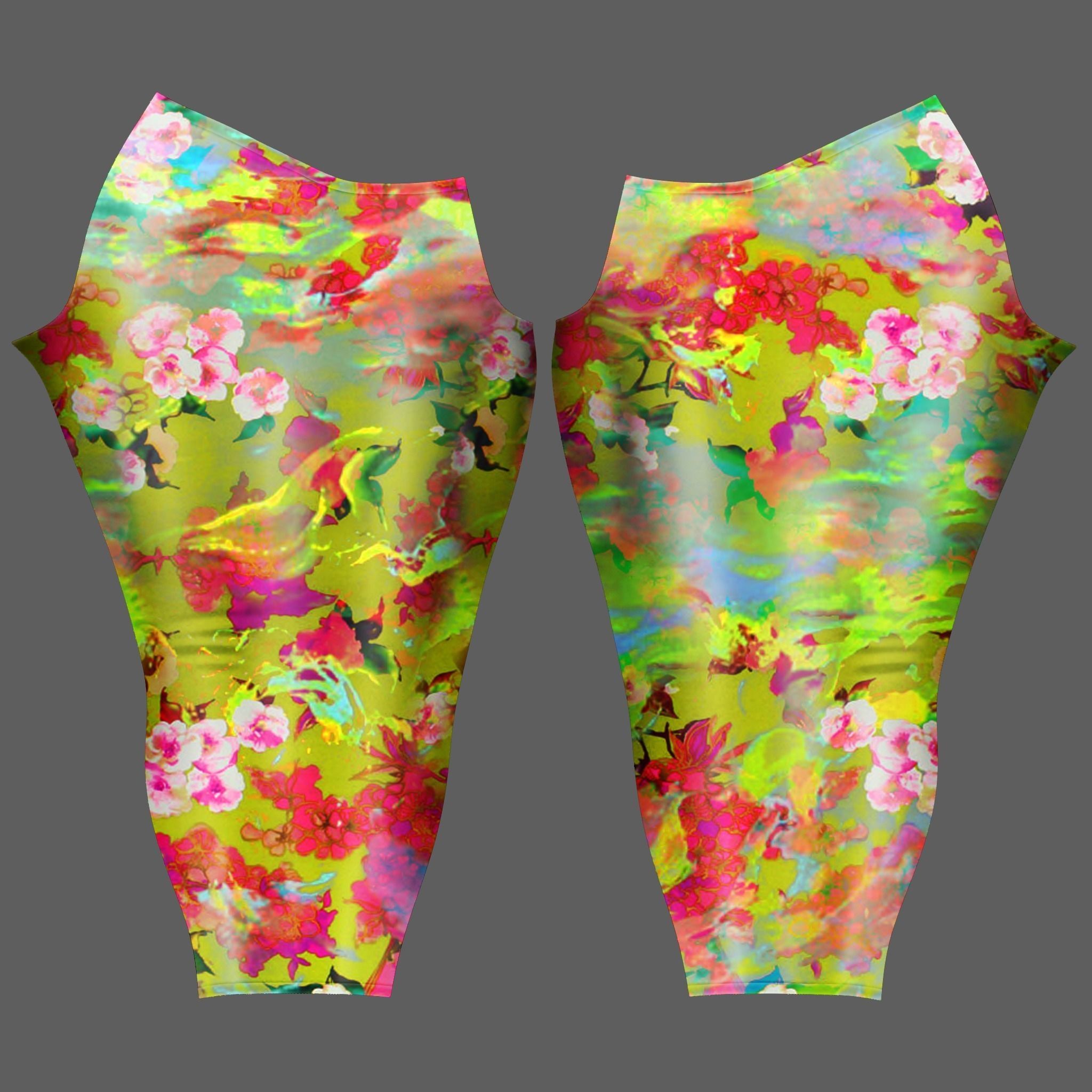 Ladies Leggings Low-poly 3D model_12