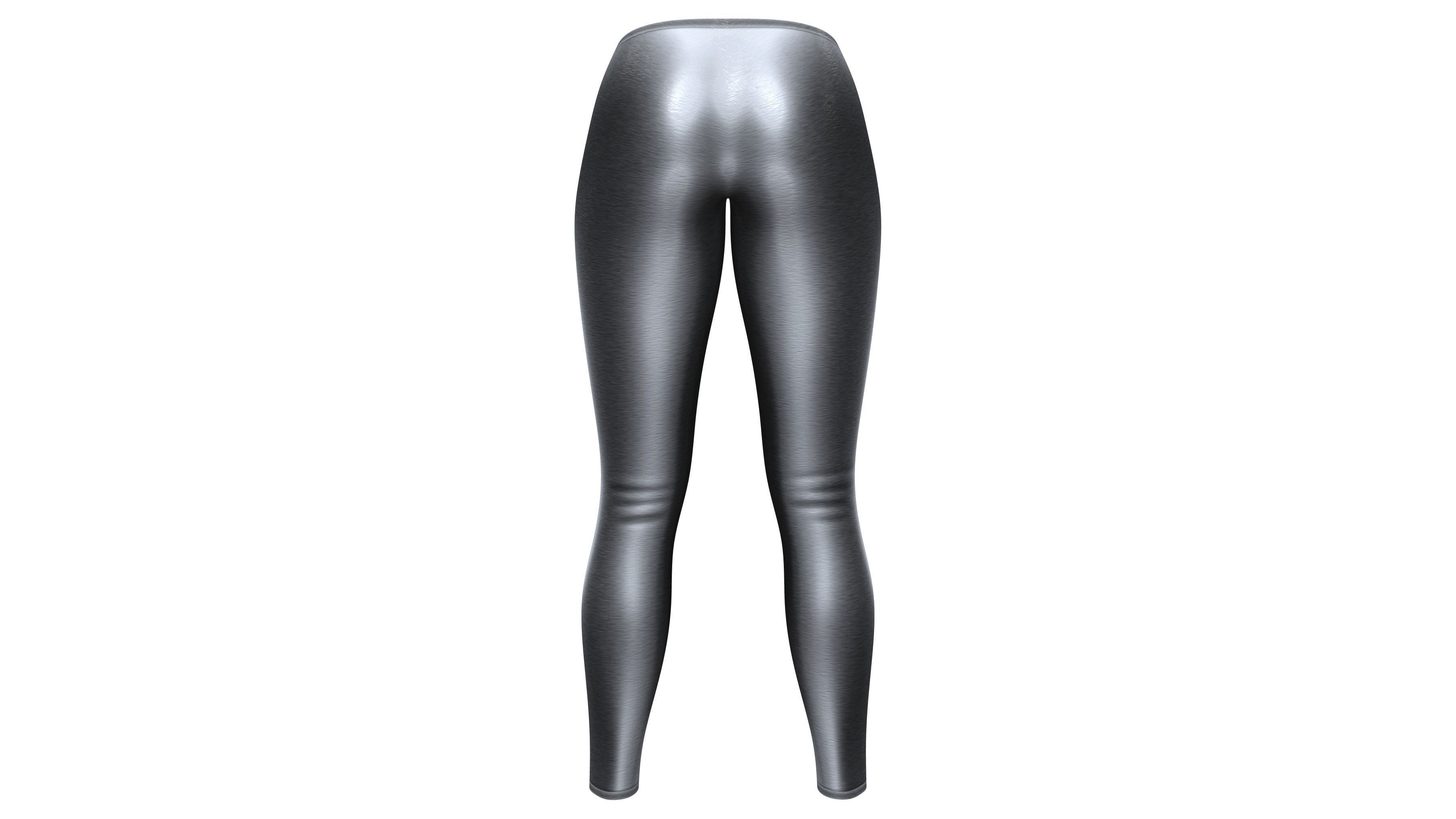 Ladies Leggings Low-poly 3D model_5