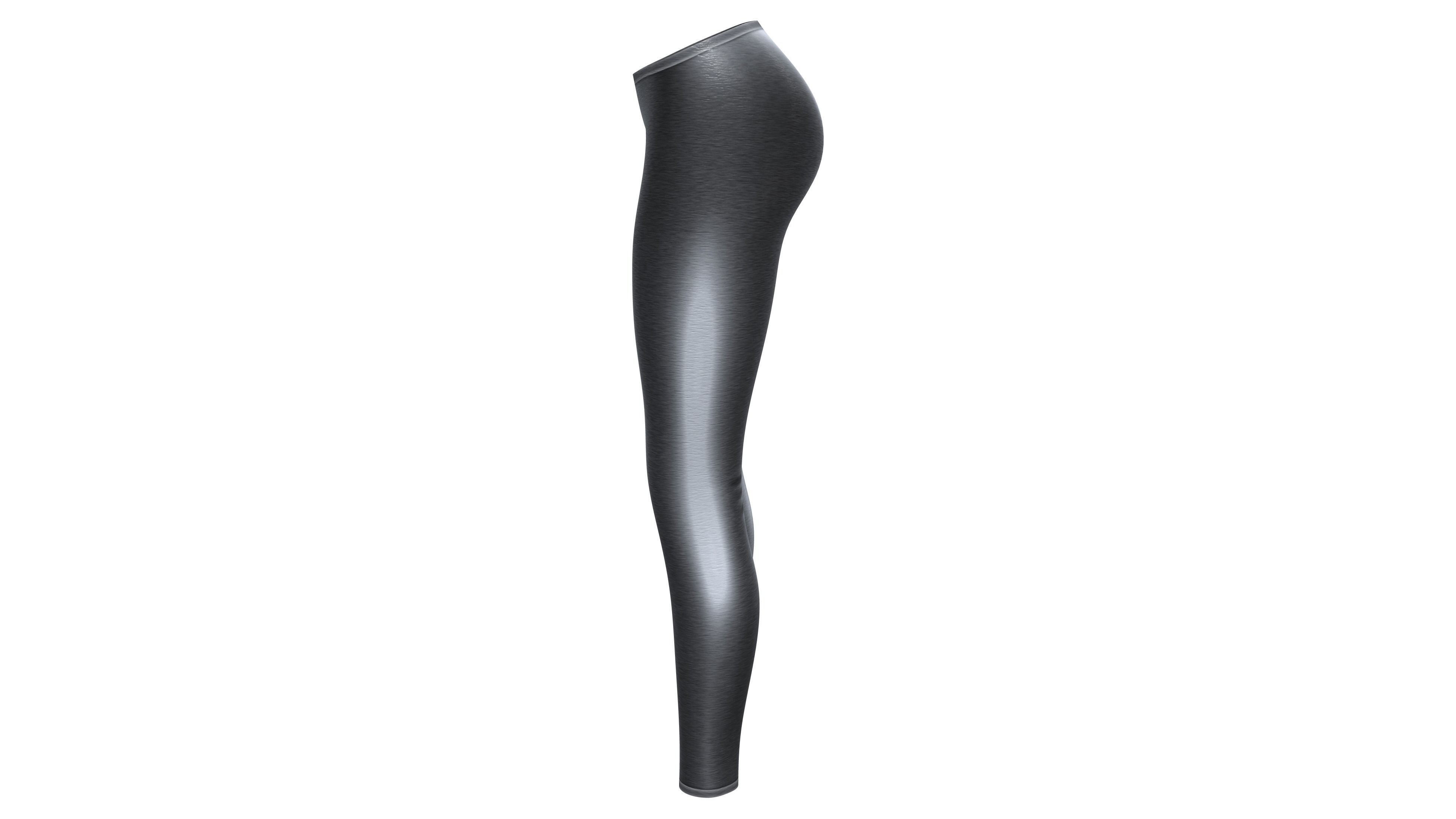 Ladies Leggings Low-poly 3D model_4