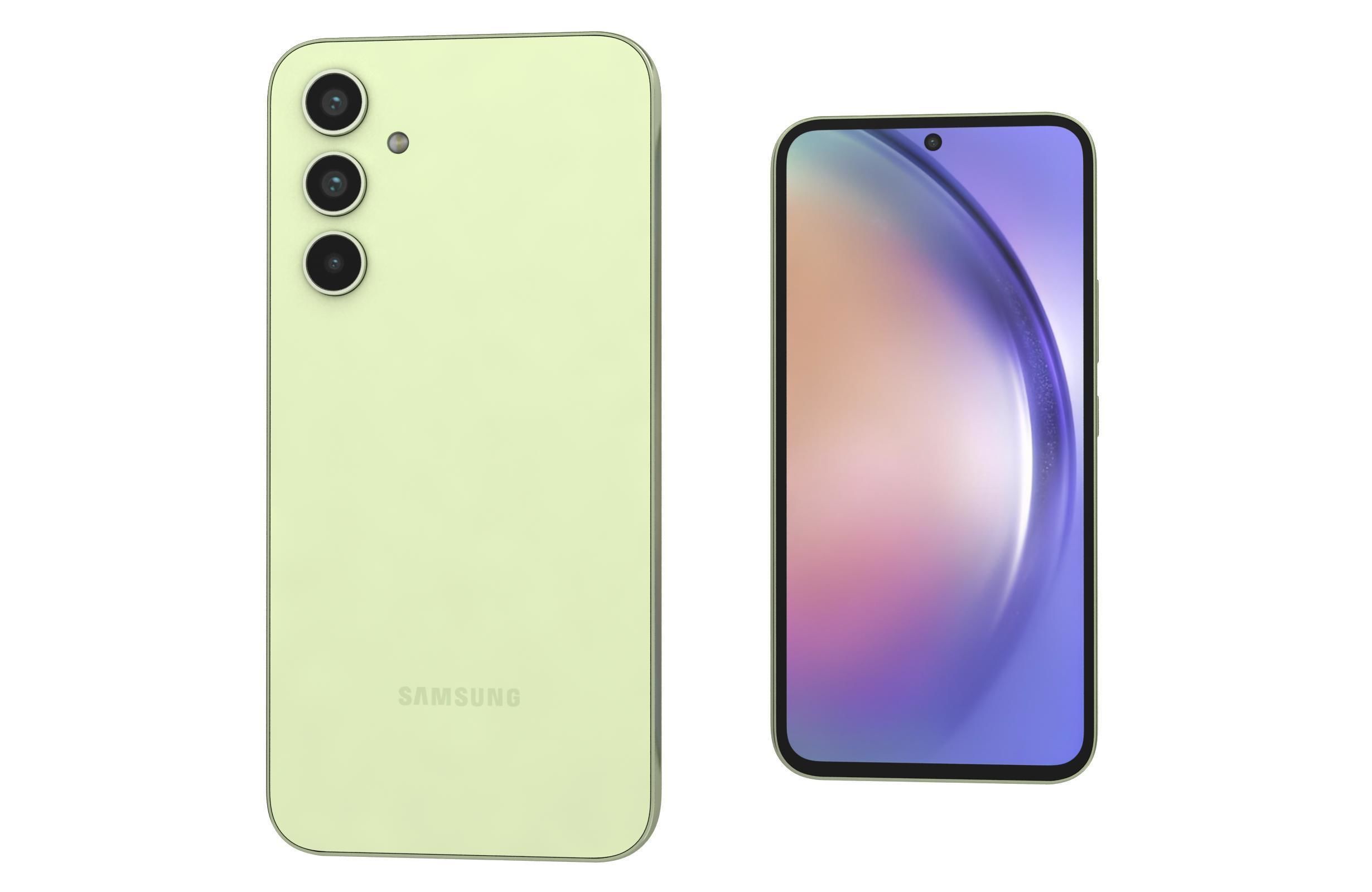 Samsung Galaxy A54 All Colors Low-poly 3D model_32