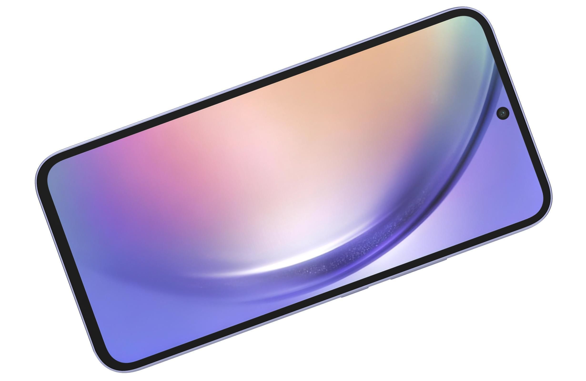 Samsung Galaxy A54 All Colors Low-poly 3D model_47