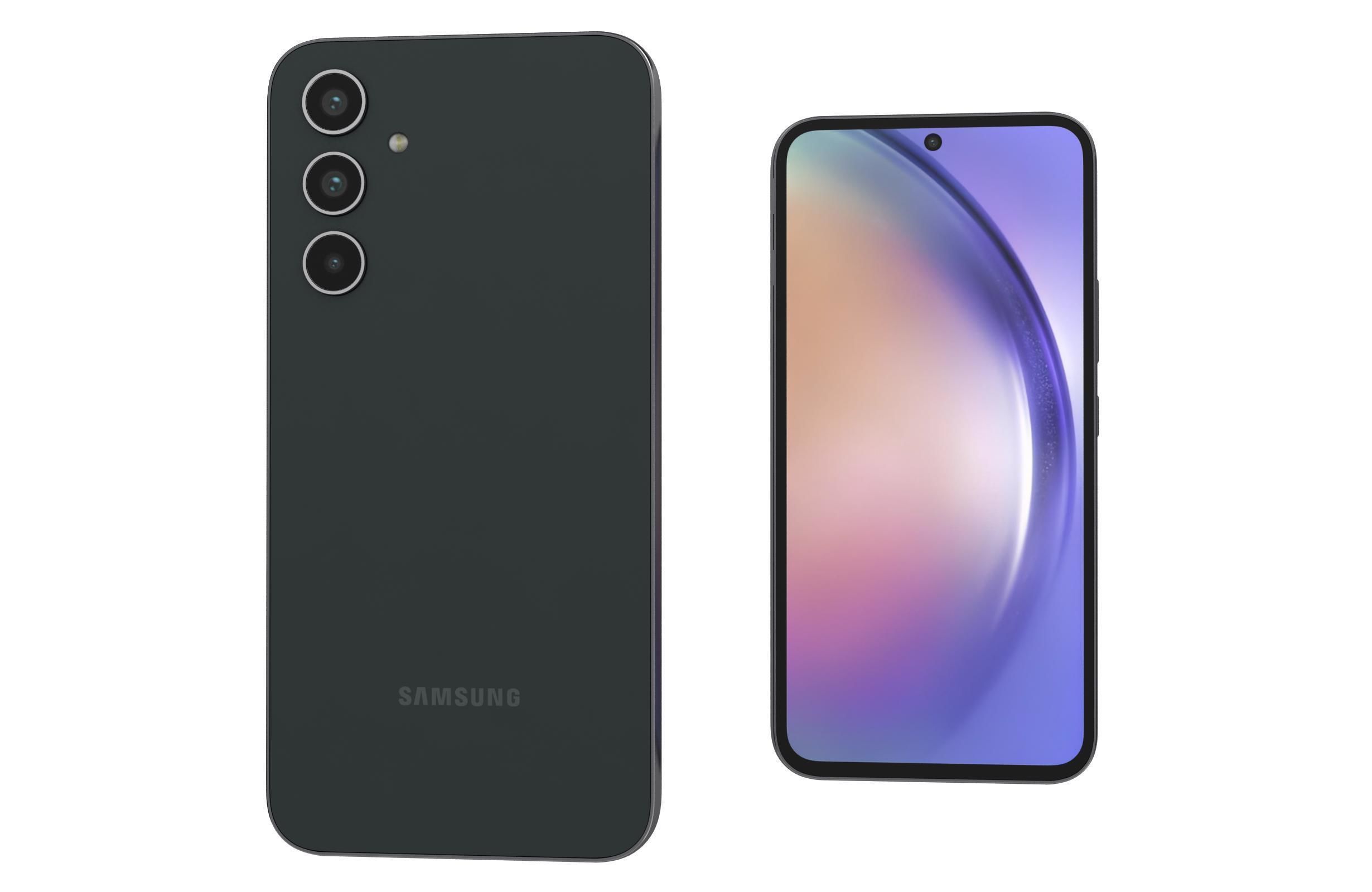 Samsung Galaxy A54 All Colors Low-poly 3D model_8