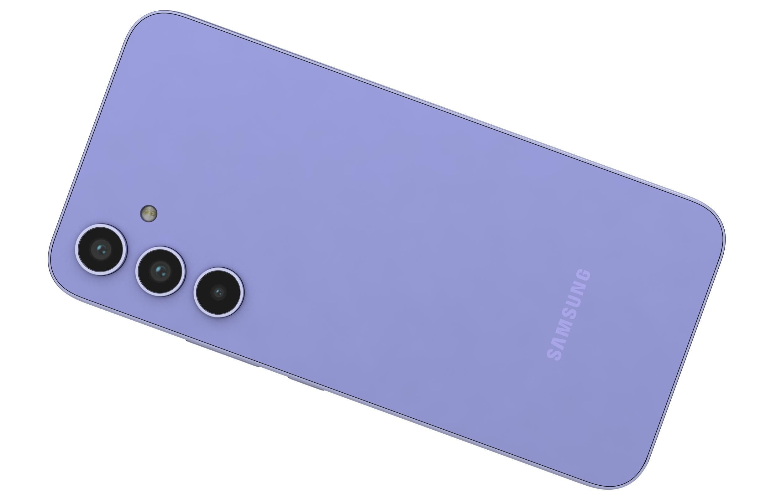 Samsung Galaxy A54 All Colors Low-poly 3D model_48