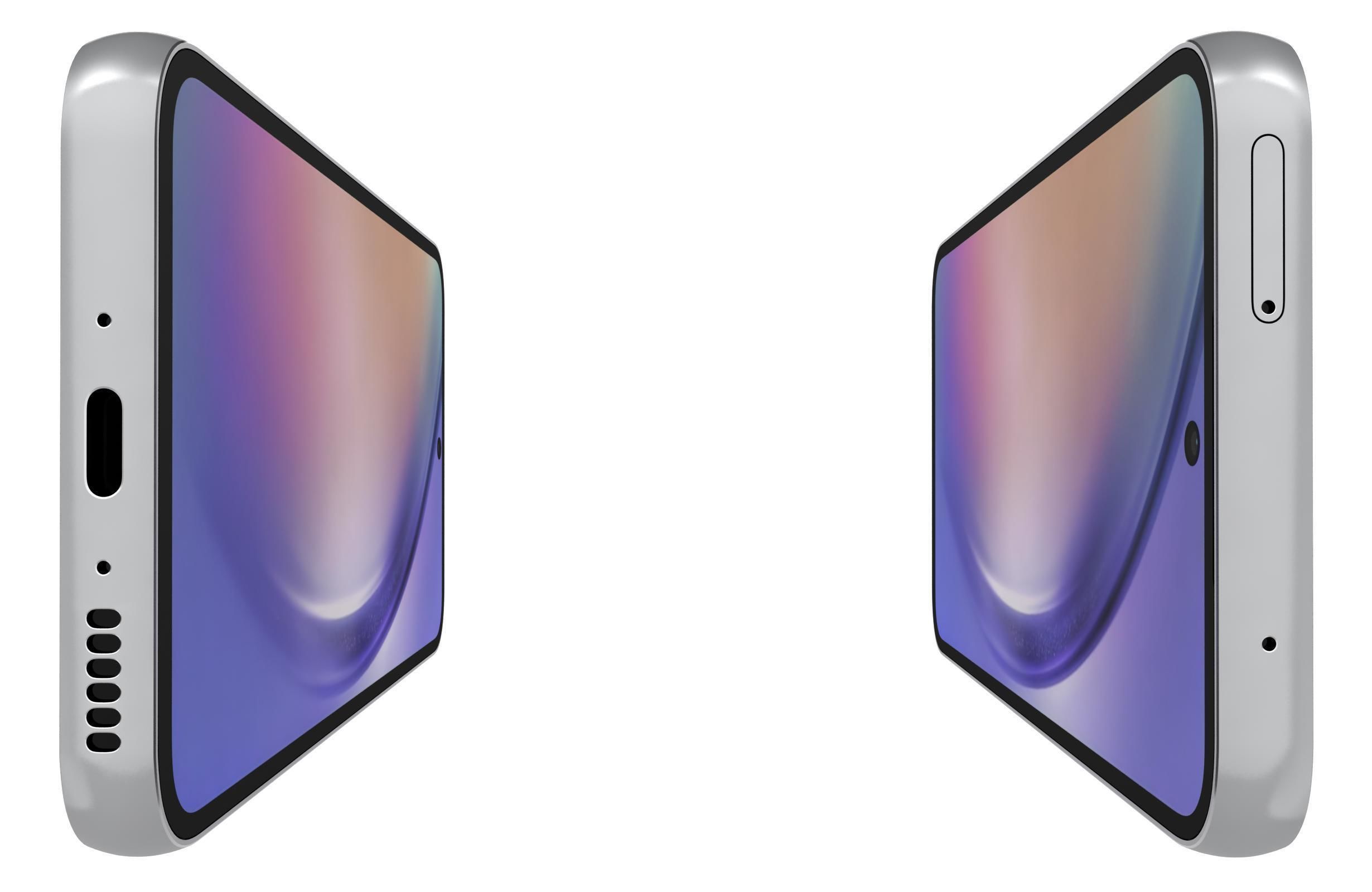 Samsung Galaxy A54 All Colors Low-poly 3D model_21