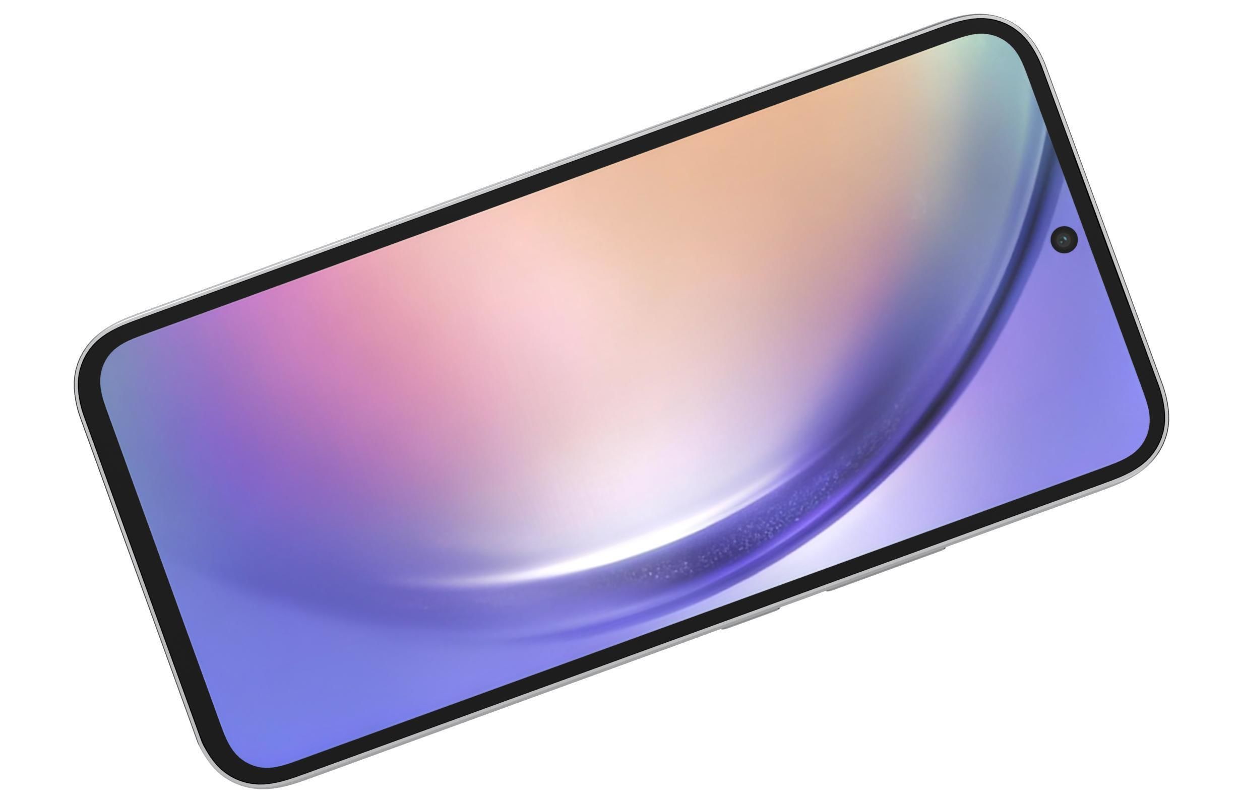 Samsung Galaxy A54 All Colors Low-poly 3D model_23