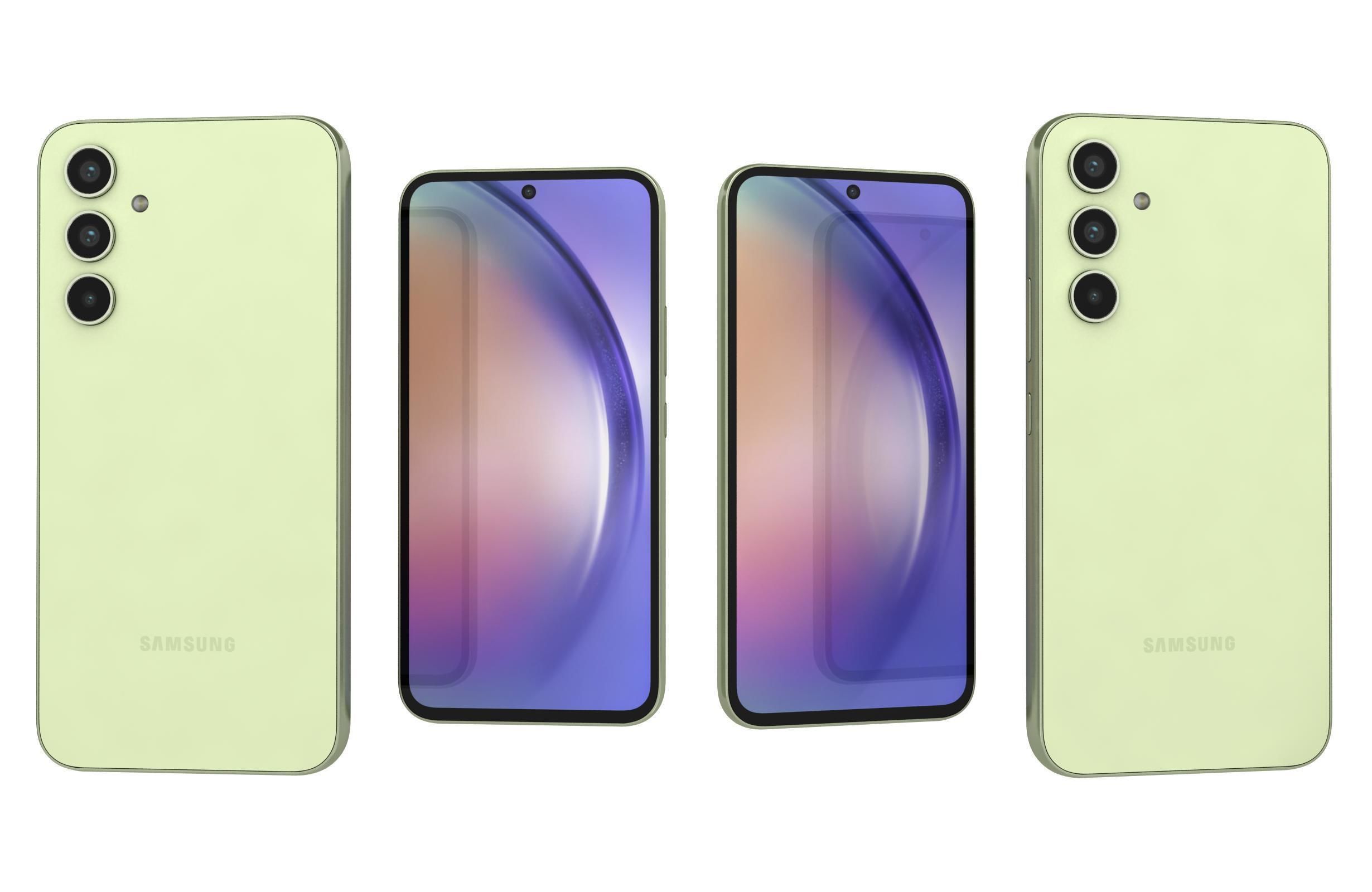 Samsung Galaxy A54 All Colors Low-poly 3D model_28