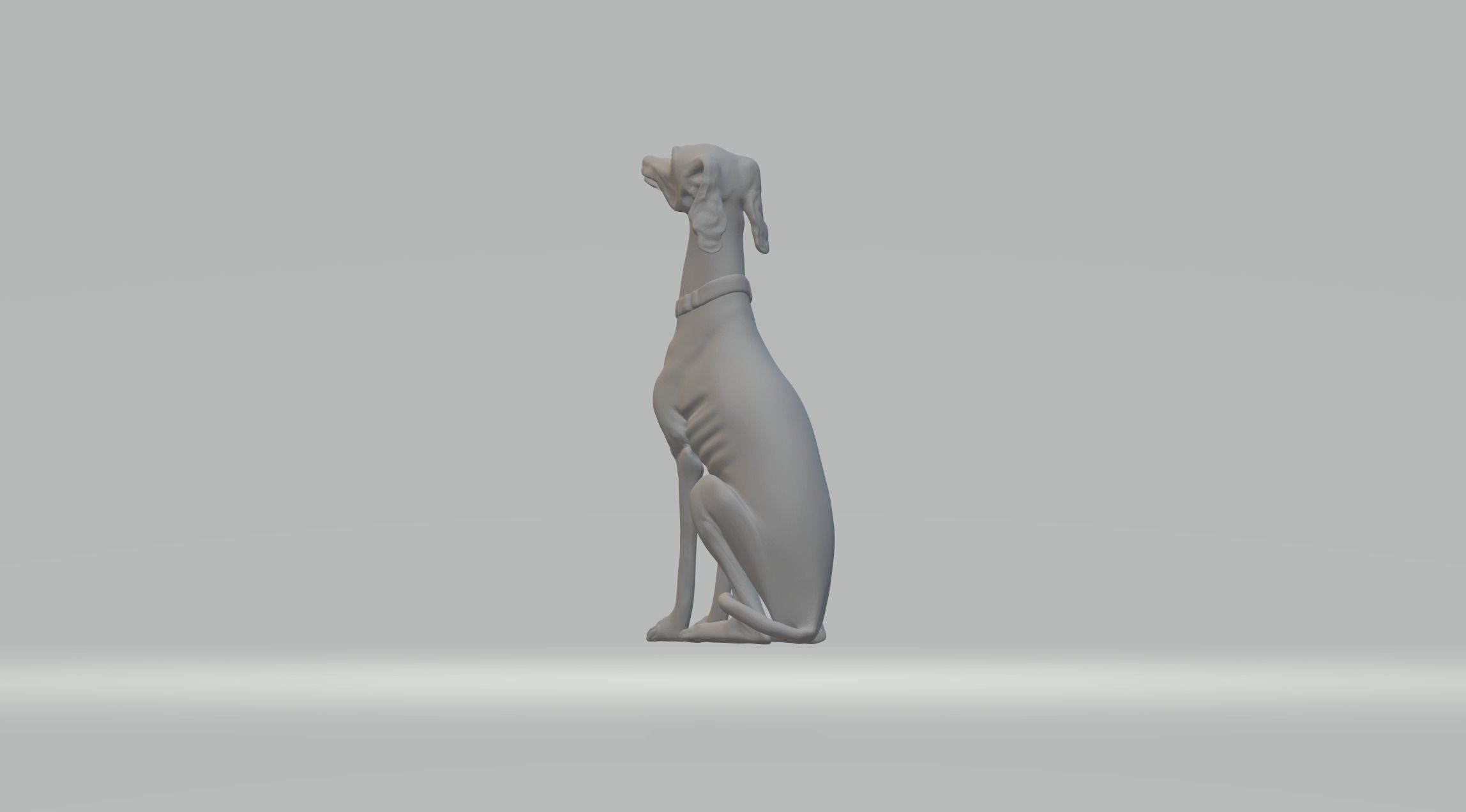 Greyhound Dog 3D print model_2