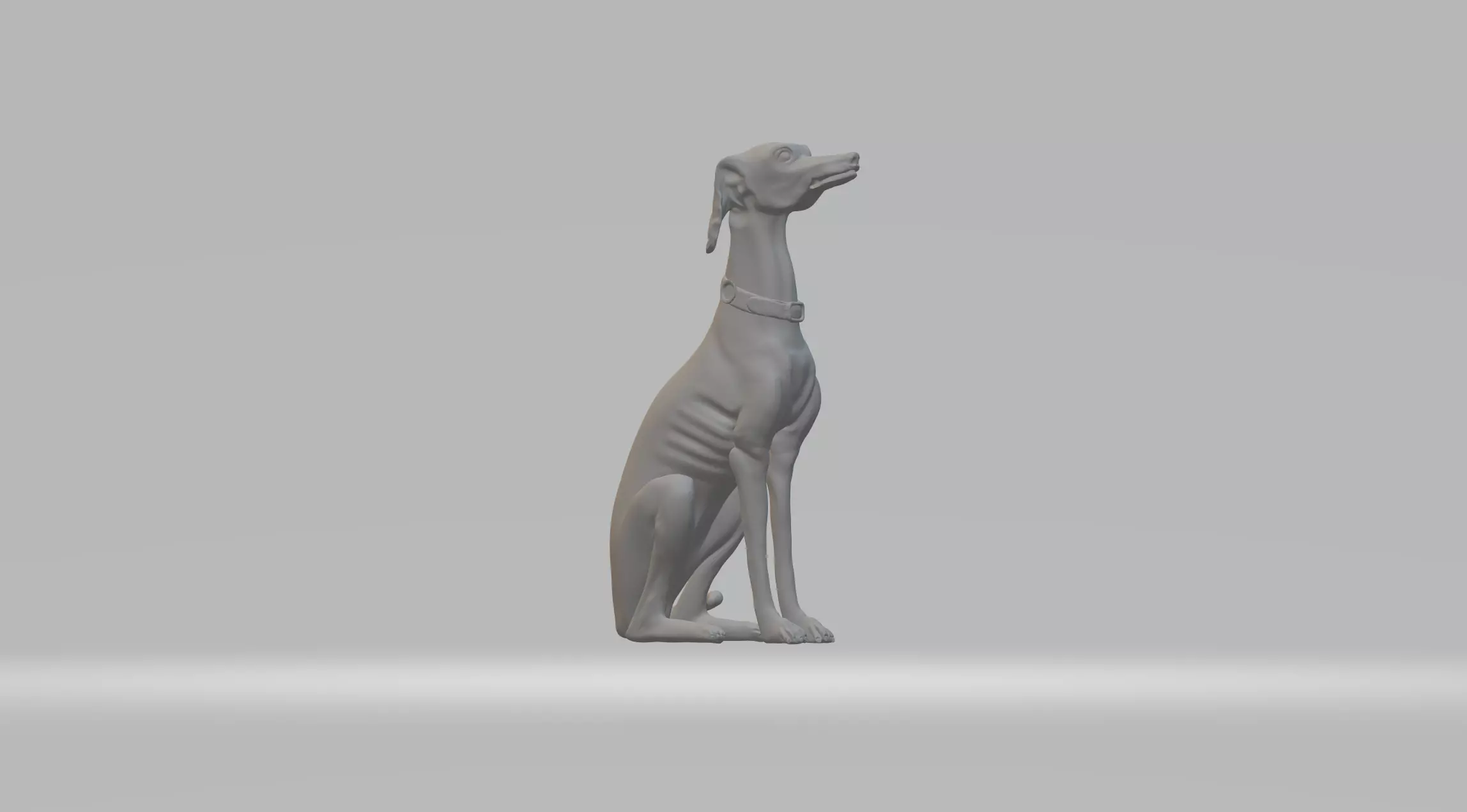 Greyhound Dog 3D print model_0