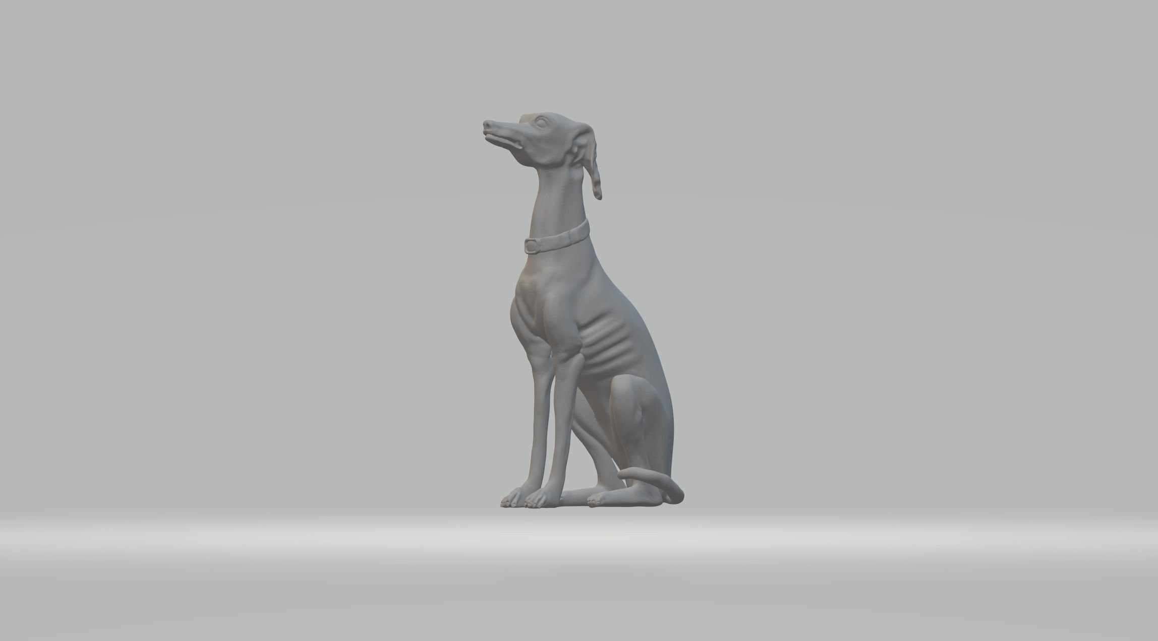 Greyhound Dog 3D print model_1