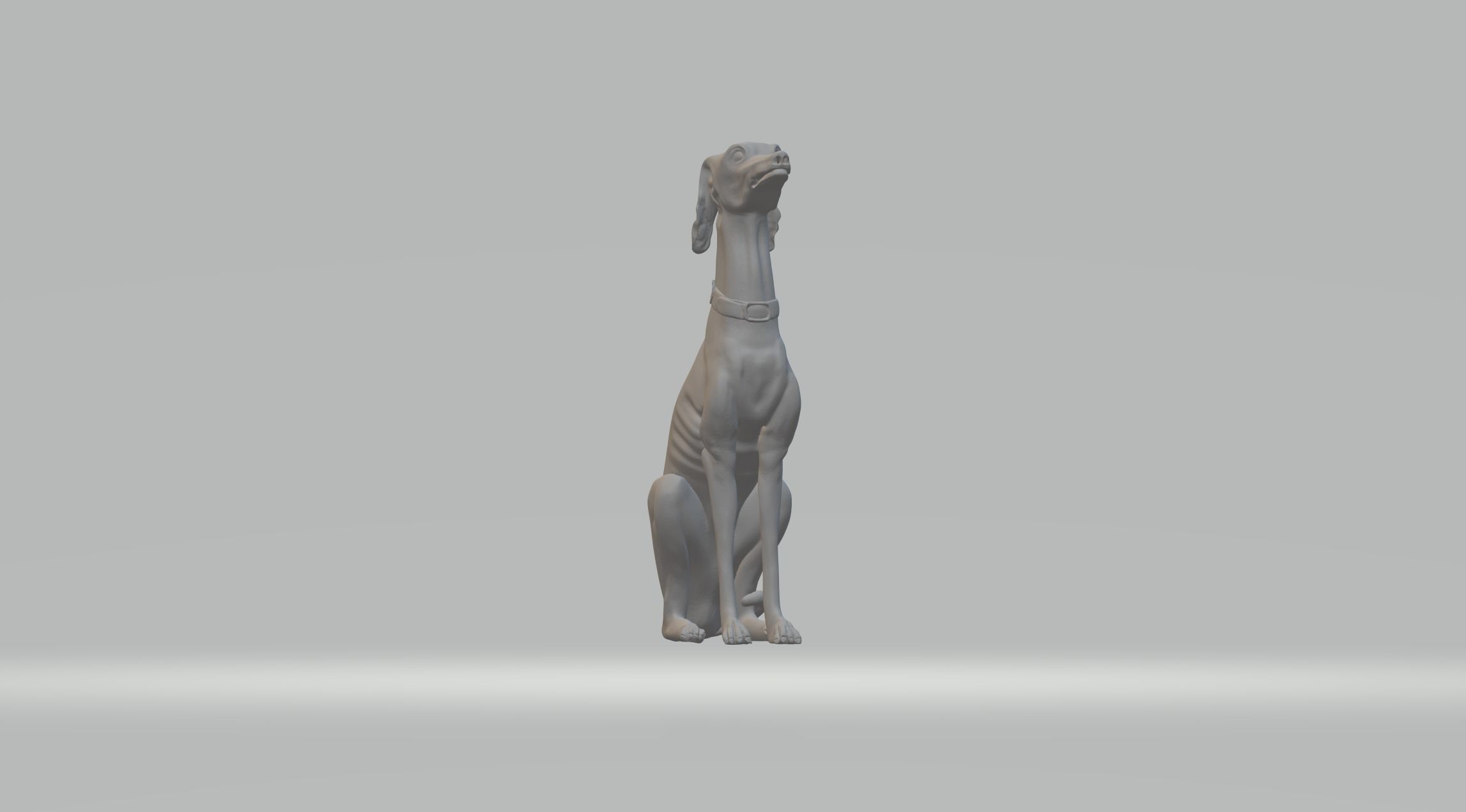 Greyhound Dog 3D print model_4