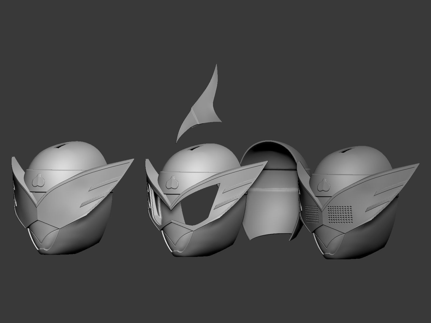 Avataro Sentai Donbrothers Kiji Brother Helmet 3D print model_2