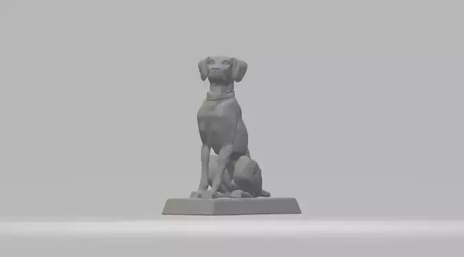 Pointer Dog Garden Statue