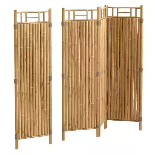 wild Bamboo fence costruction
