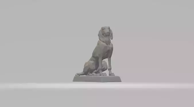 Pointer Dog Garden Statue