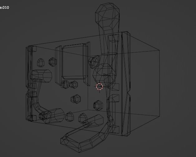 Army Radio  Low-poly 3D model_5