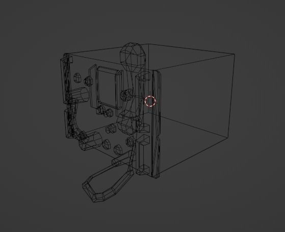 Army Radio  Low-poly 3D model_15