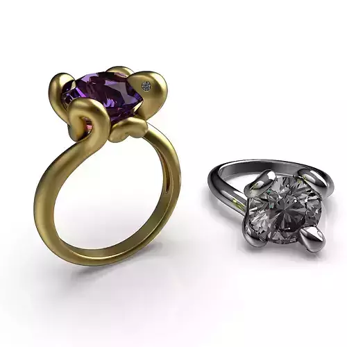 Snake Ring R 33 3D print model
