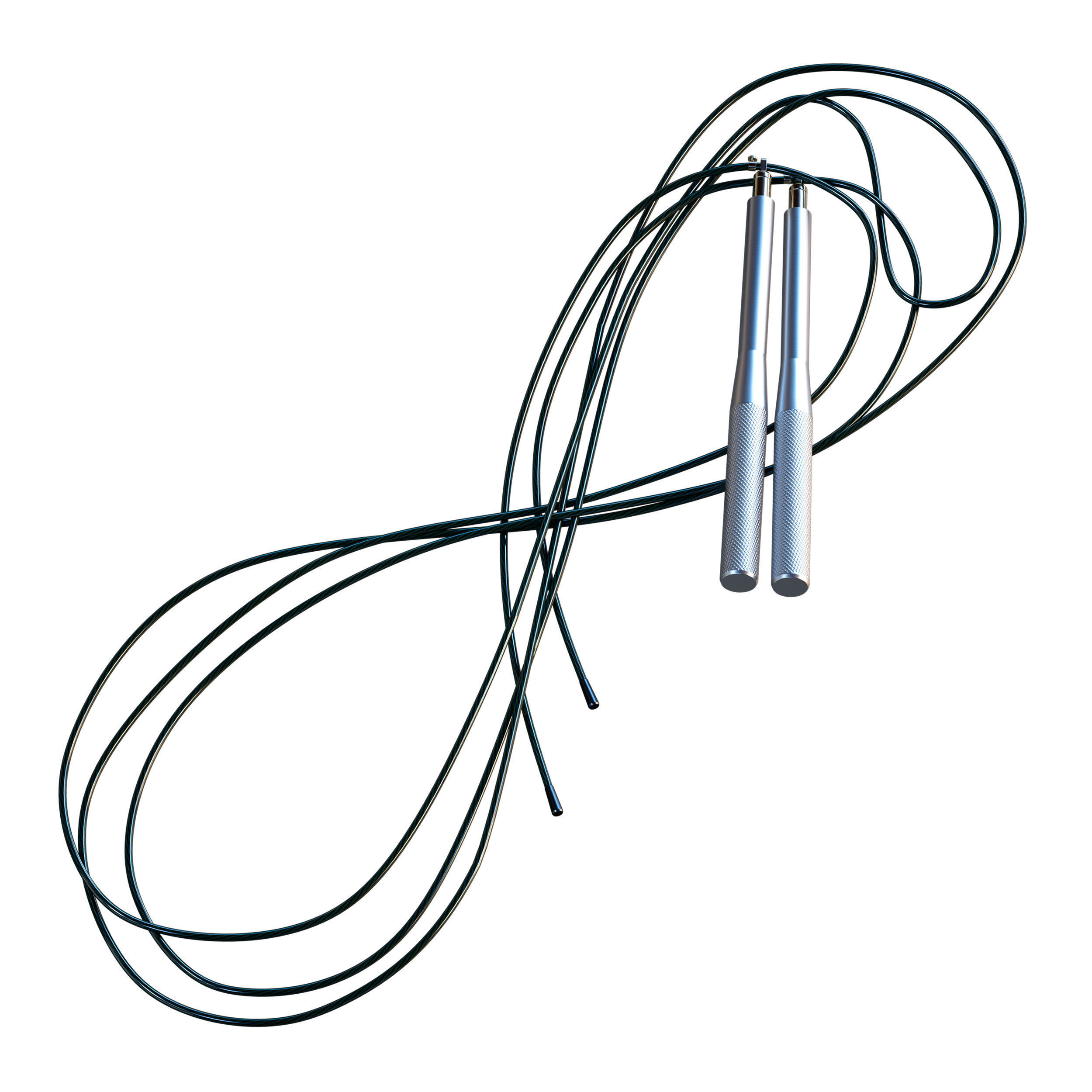 Speed jump rope 3D model_4