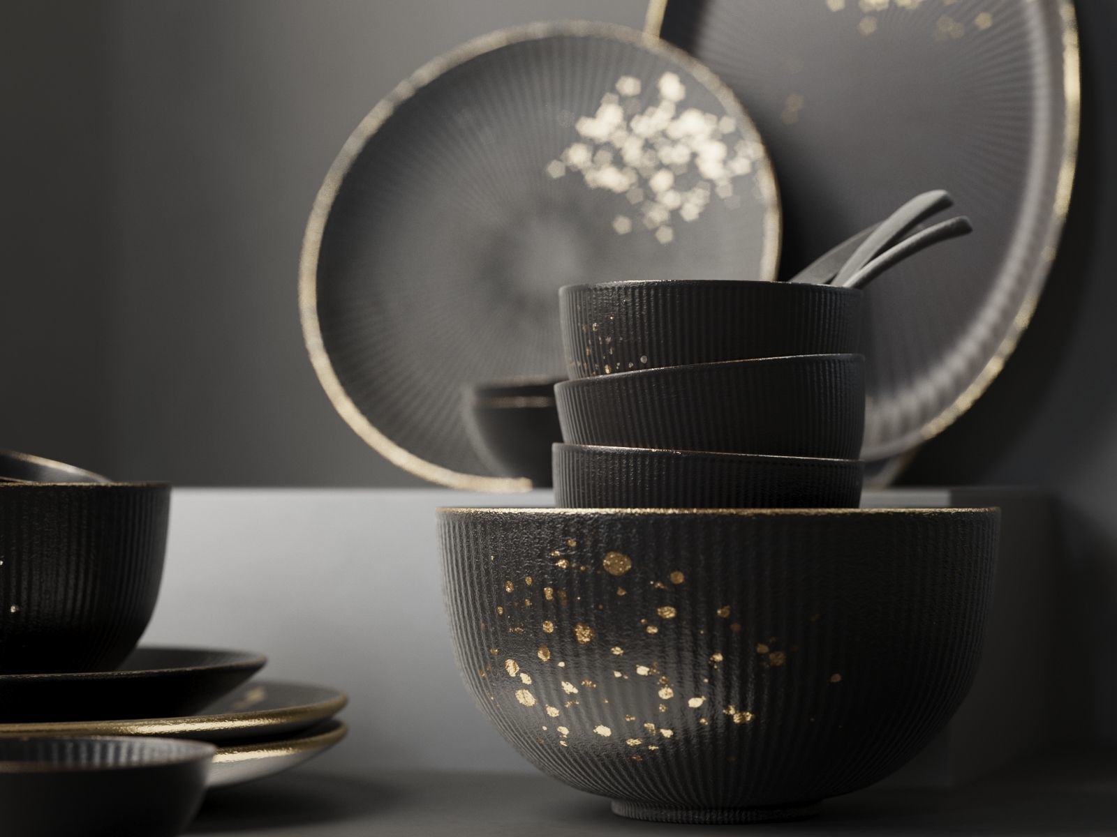 Tableware Set 11 3D model_2