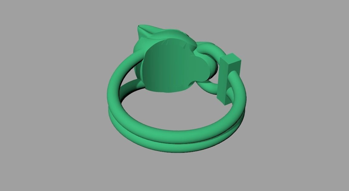 Pantera ring 3D print model_2