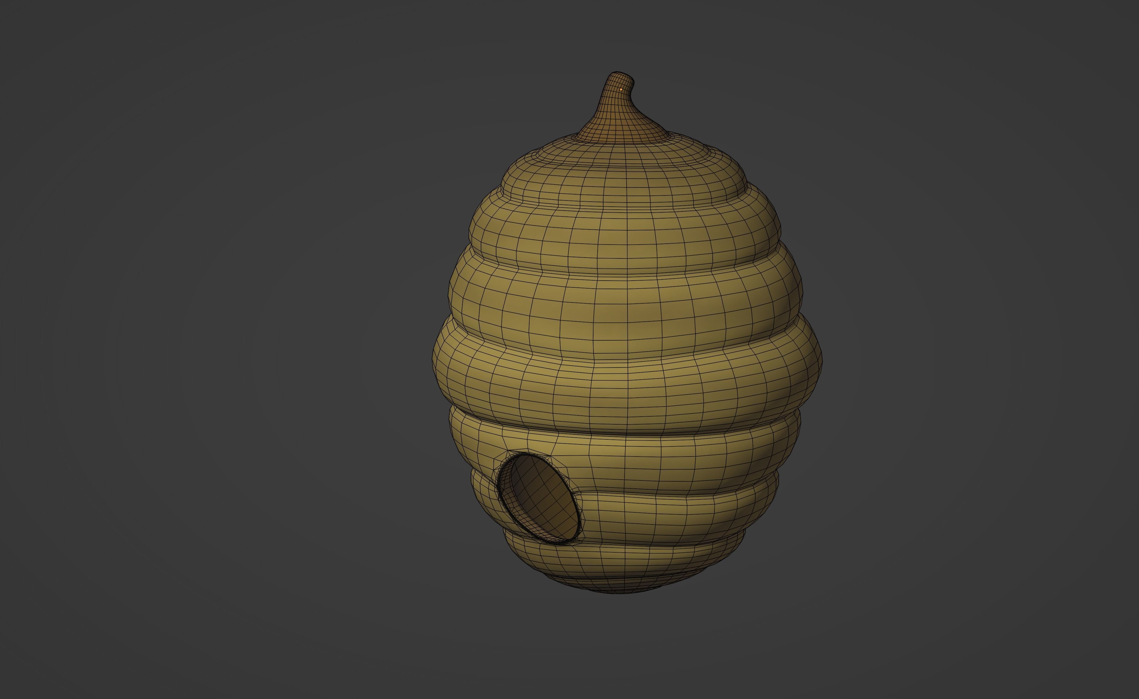 Beehive 3D model_13