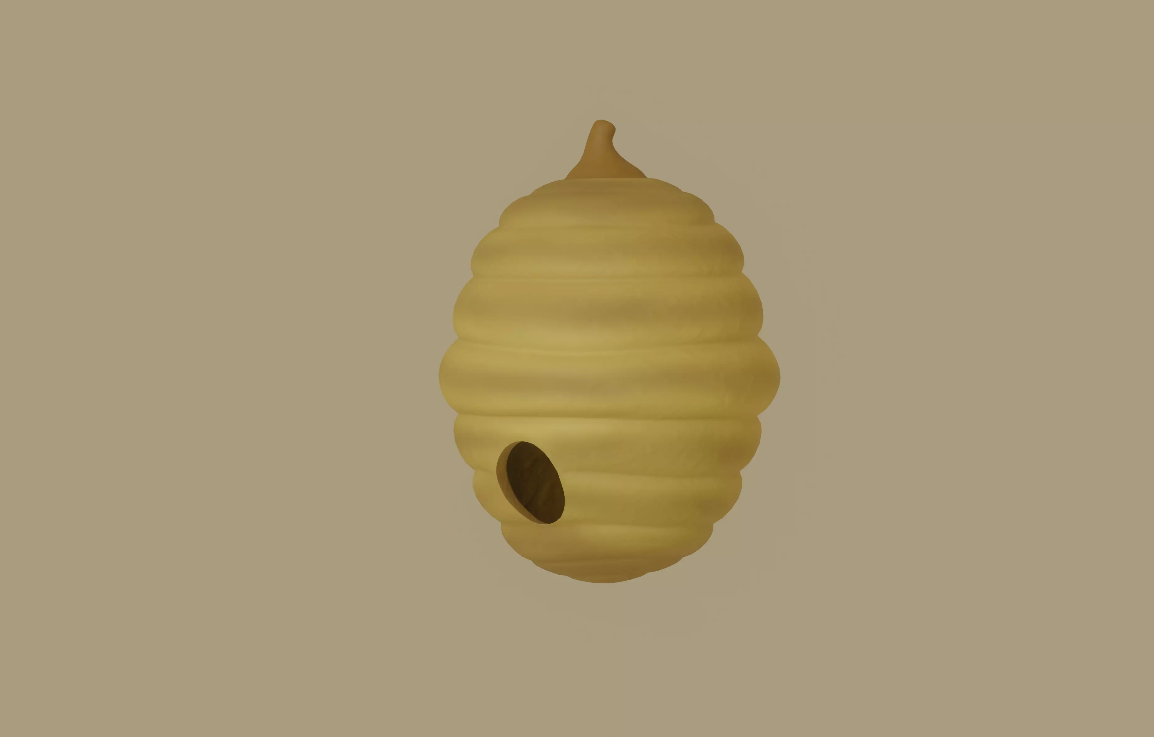 Beehive 3D model_0