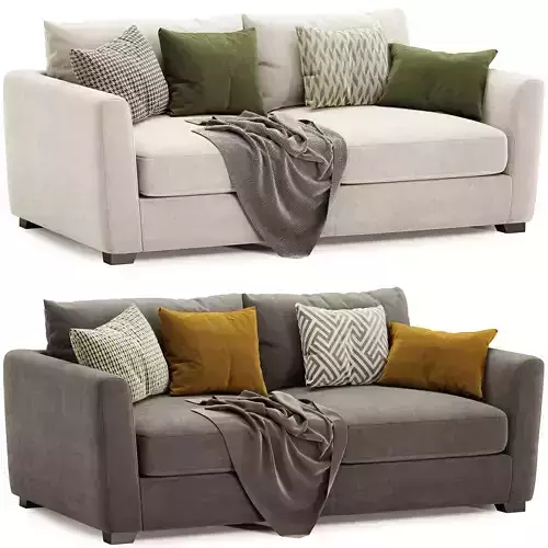 Metz 3 Seater Sofa 3D model