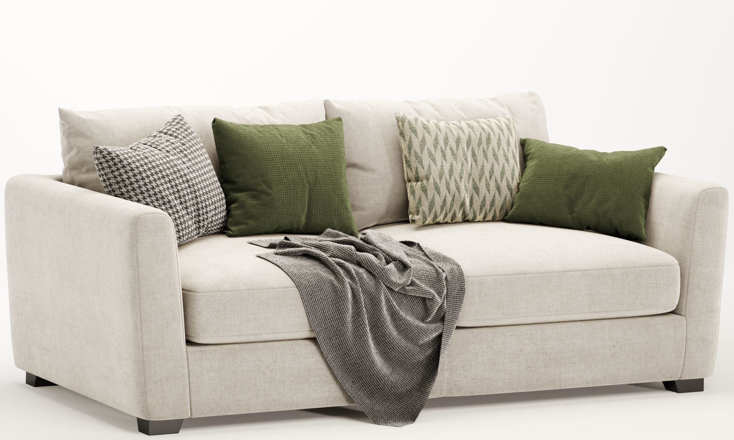 Metz 3 Seater Sofa 3D model_5